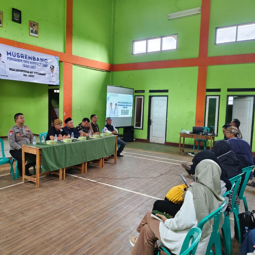 Tampung Aspirasi Masyarakat, Pemdes Sukamerang Gelar Musrenbang Desa untuk RKPD Kab Garut Tahun 2027